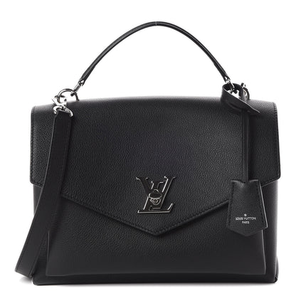 Louis Vuitton Soft Calfskin My Lockme Top Handle Black 1 of 8