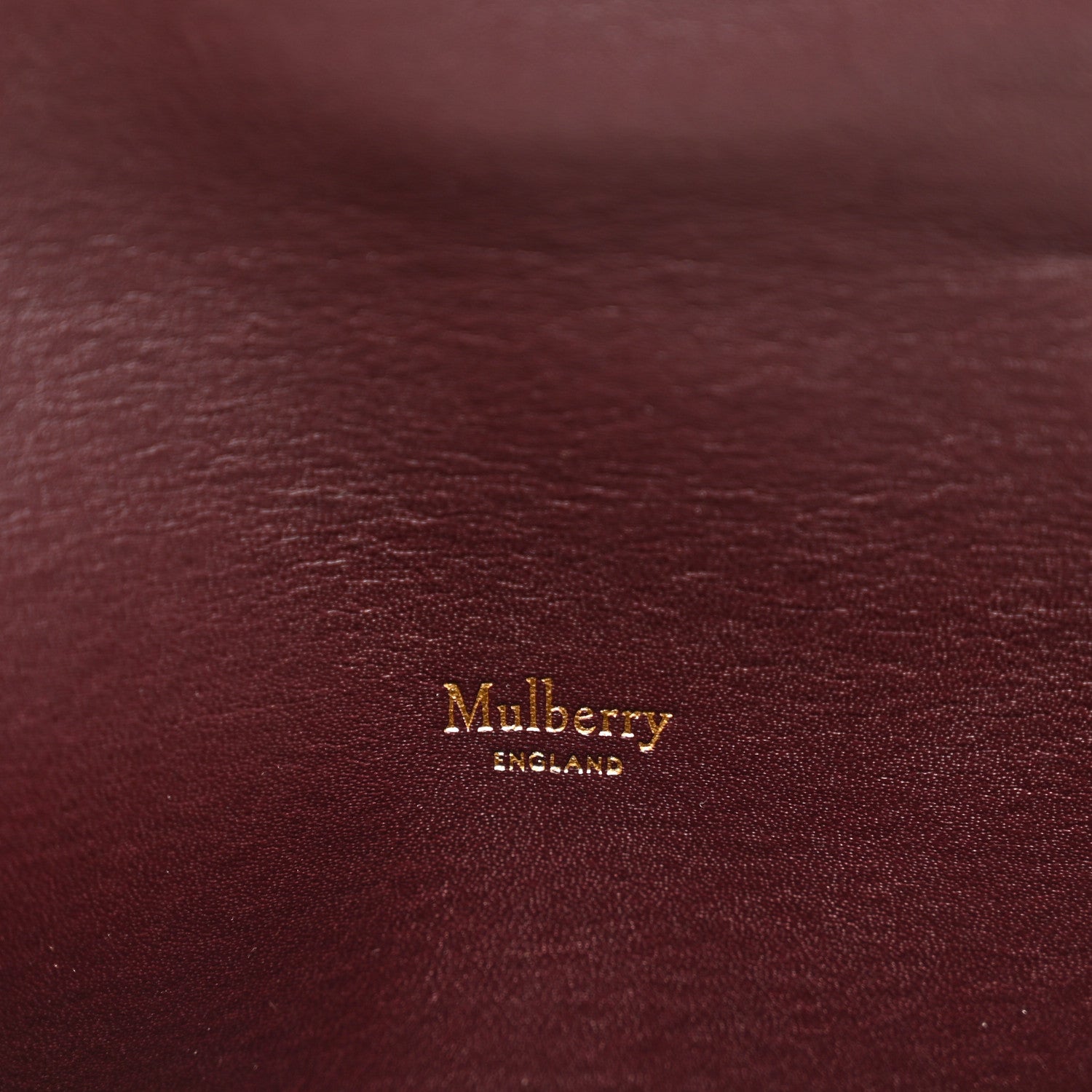 Mulberry Small Classic Grain Darley Cosmetic Pouch Dark Golden Yellow 6 of 6
