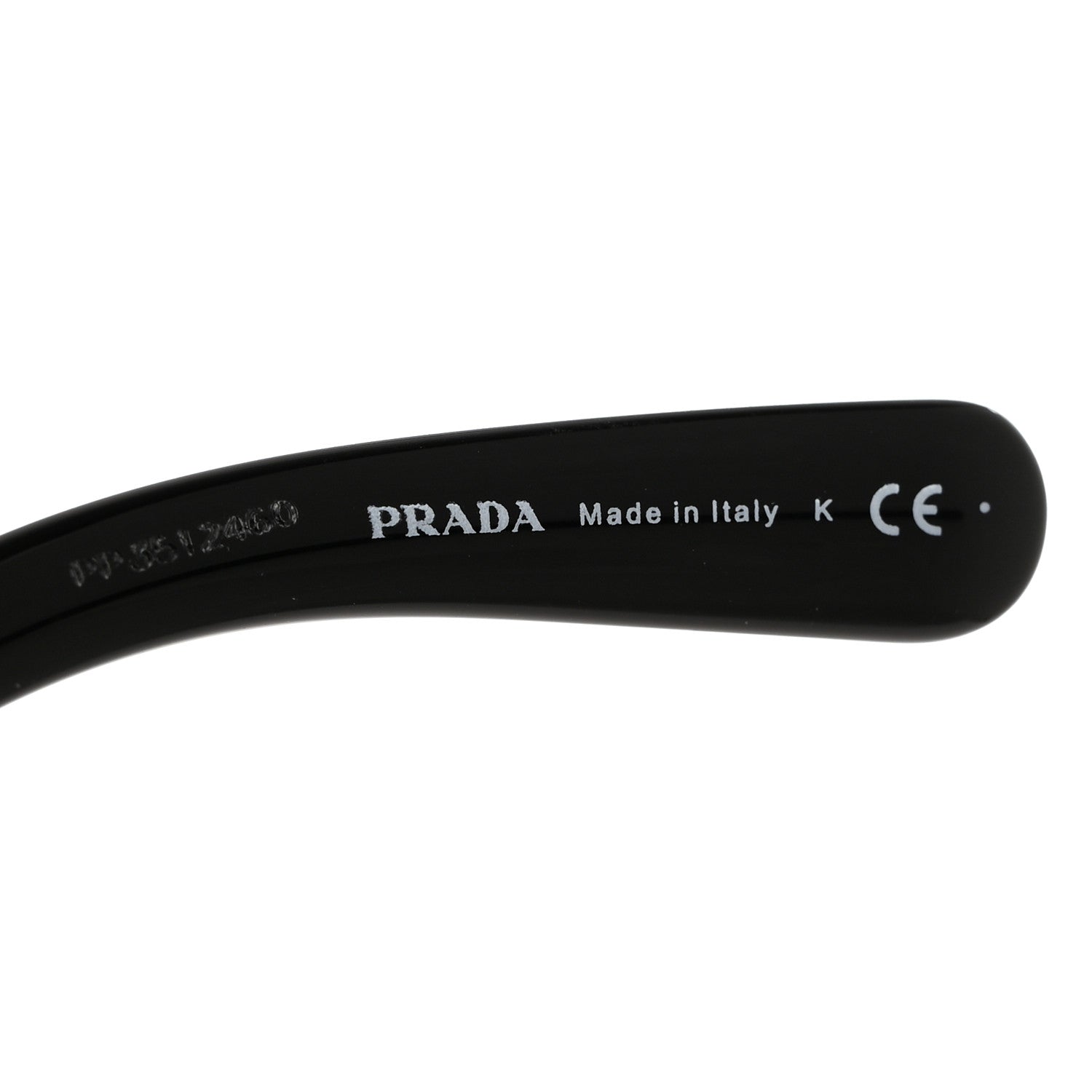 Prada Baroque Sunglasses SPR 27N Black 6 of 8