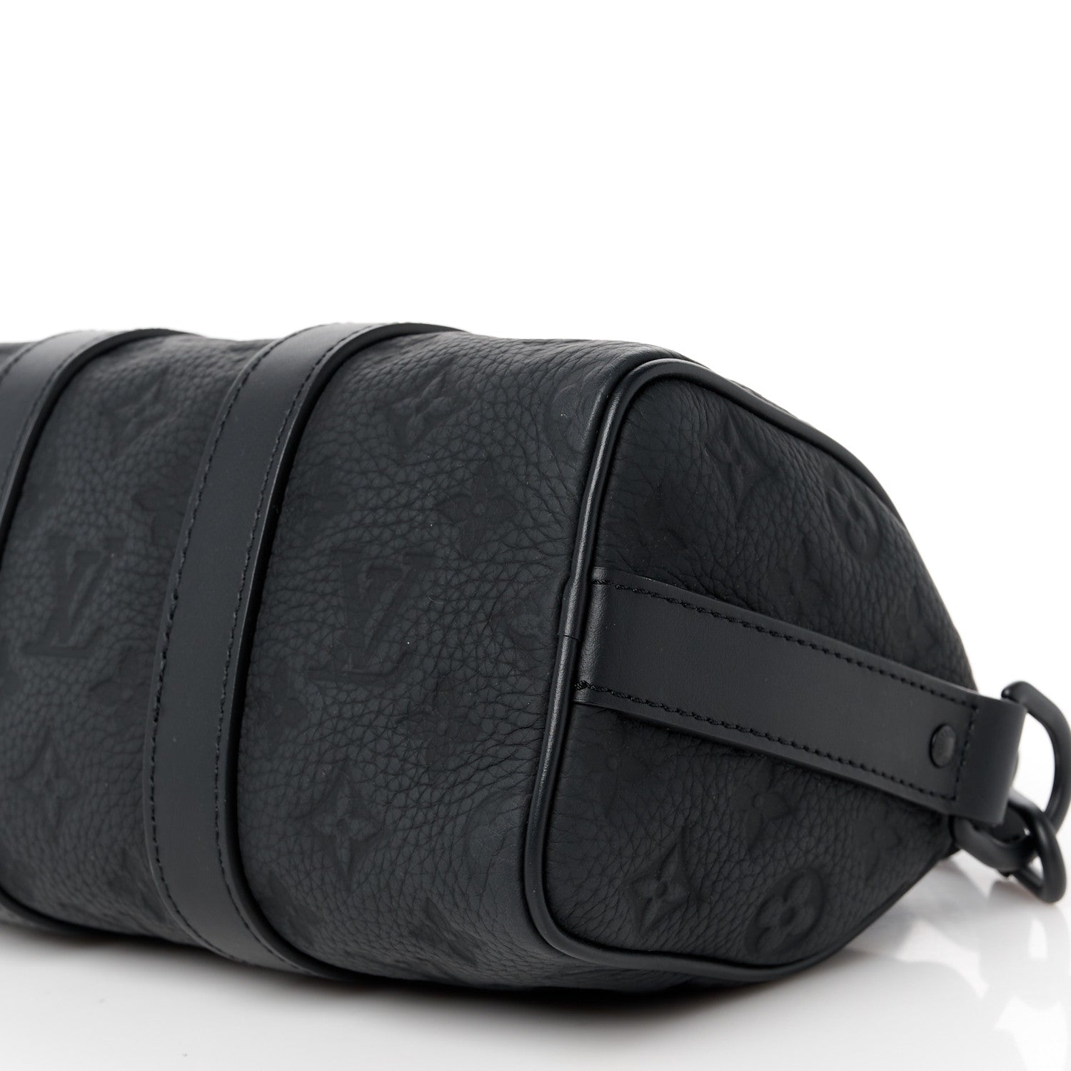 Louis Vuitton Monogram Taurillon Keepall Bandouliere 25 Black 10 of 10