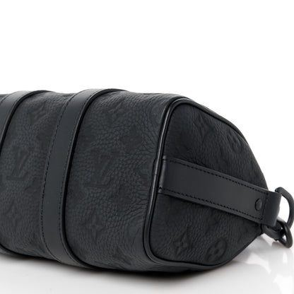 Louis Vuitton Monogram Taurillon Keepall Bandouliere 25 Black 10 of 10