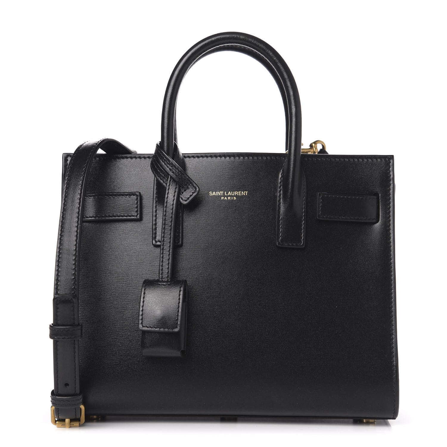 Saint Laurent Calfskin Nano Sac de Jour Black 1 of 11