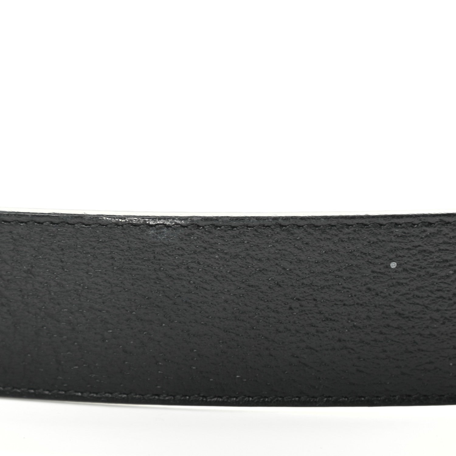 Gucci Textured Calfskin Double G 40mm Belt 80 32 Black 7 of 8