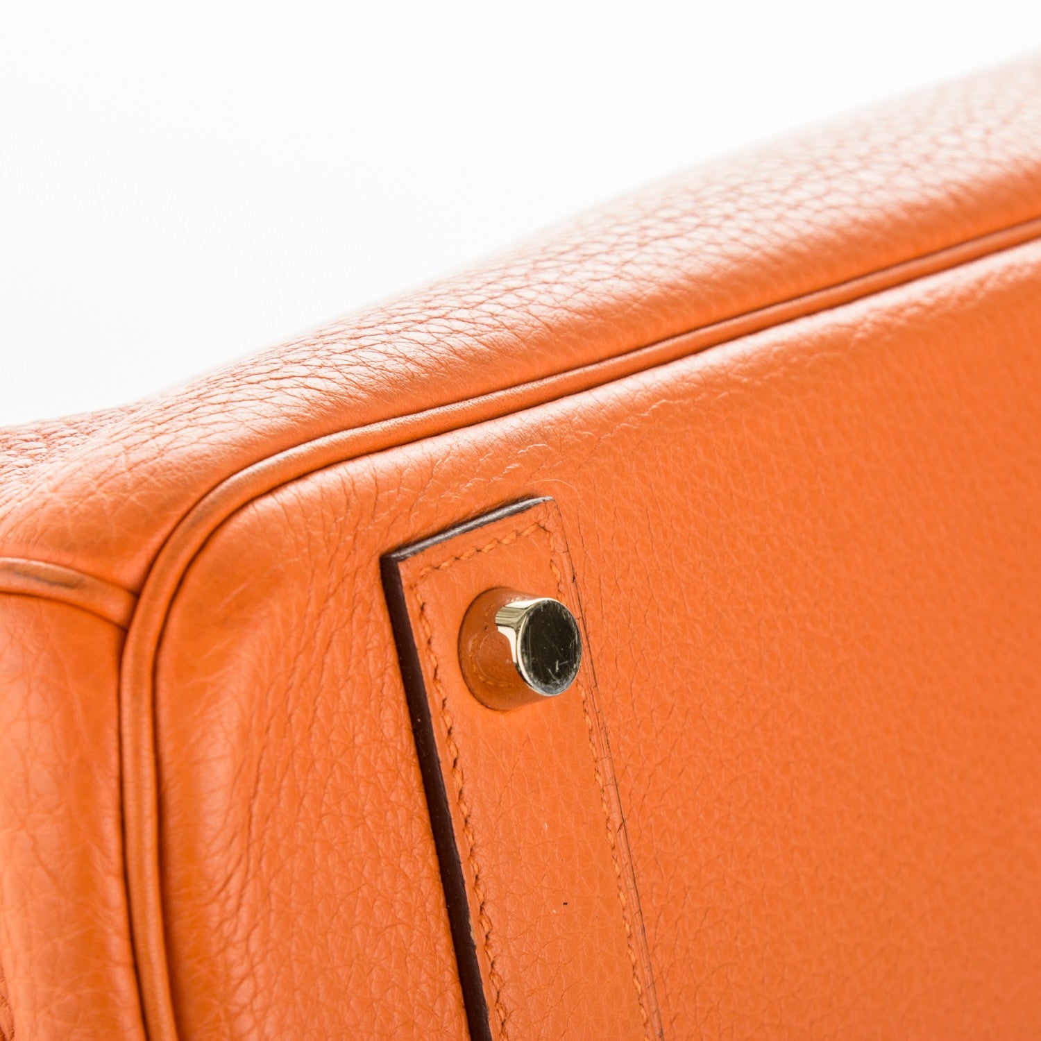 Hermes Togo Birkin 40 Orange 13 of 23