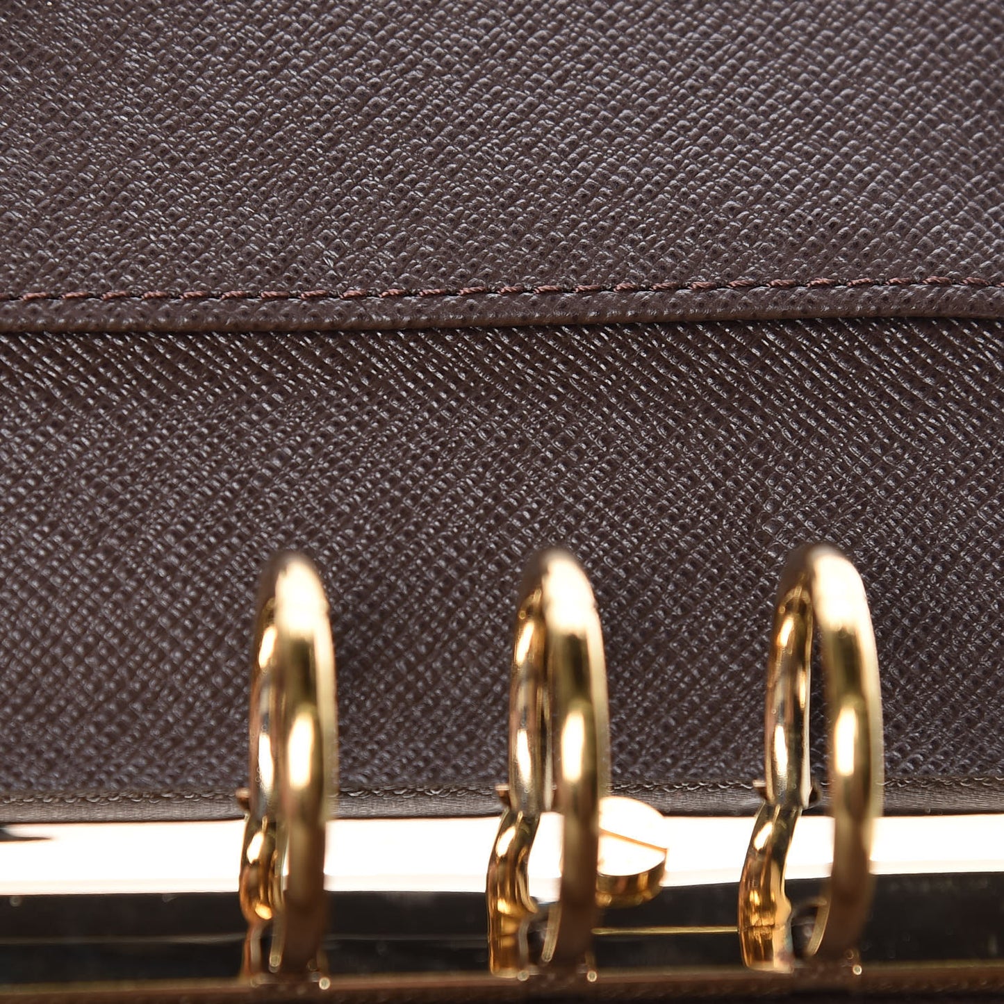 Damier Ebene Medium Ring Agenda Cover