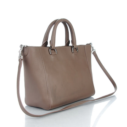 Mulberry Silky Calf Small Willow Tote Taupe 3 of 9