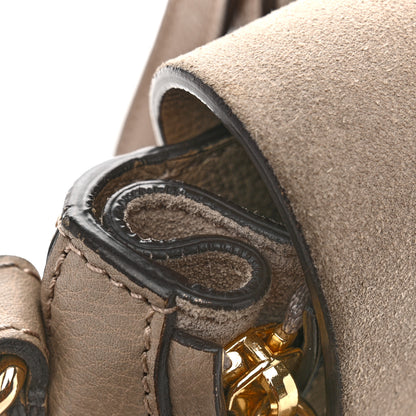 Chloe Suede Calfskin Mini Faye Backpack Motty Grey 11 of 13