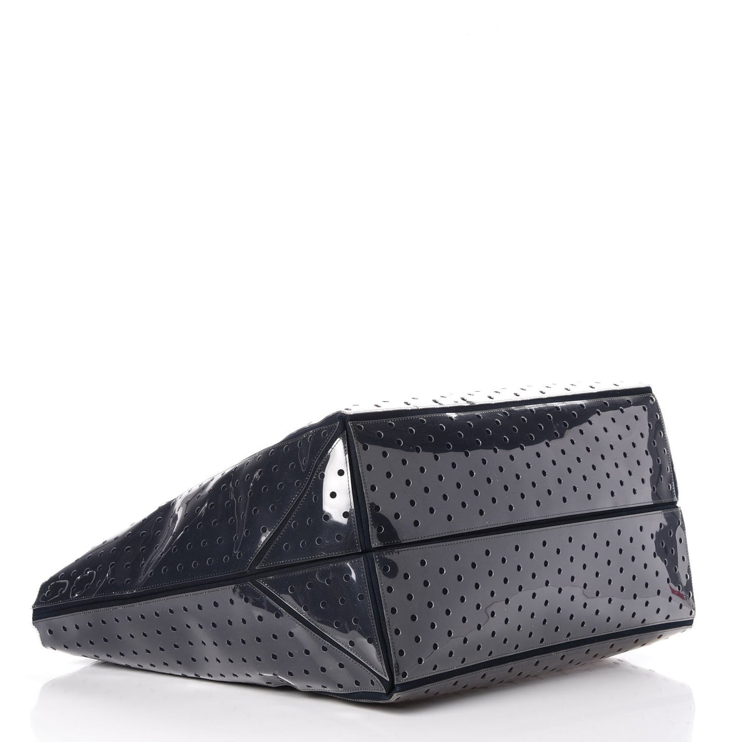 Canvas Vinyl Perforated CC Tote White Black Dark Navy