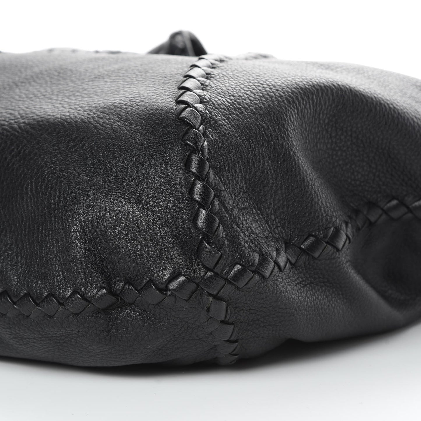 Cervo Deerskin Large Hobo Black