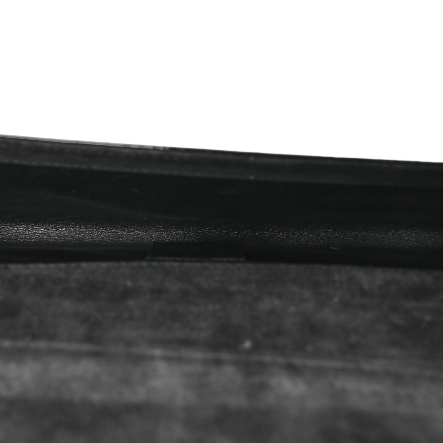 Patent Microguccissima Small Broadway Clutch Black