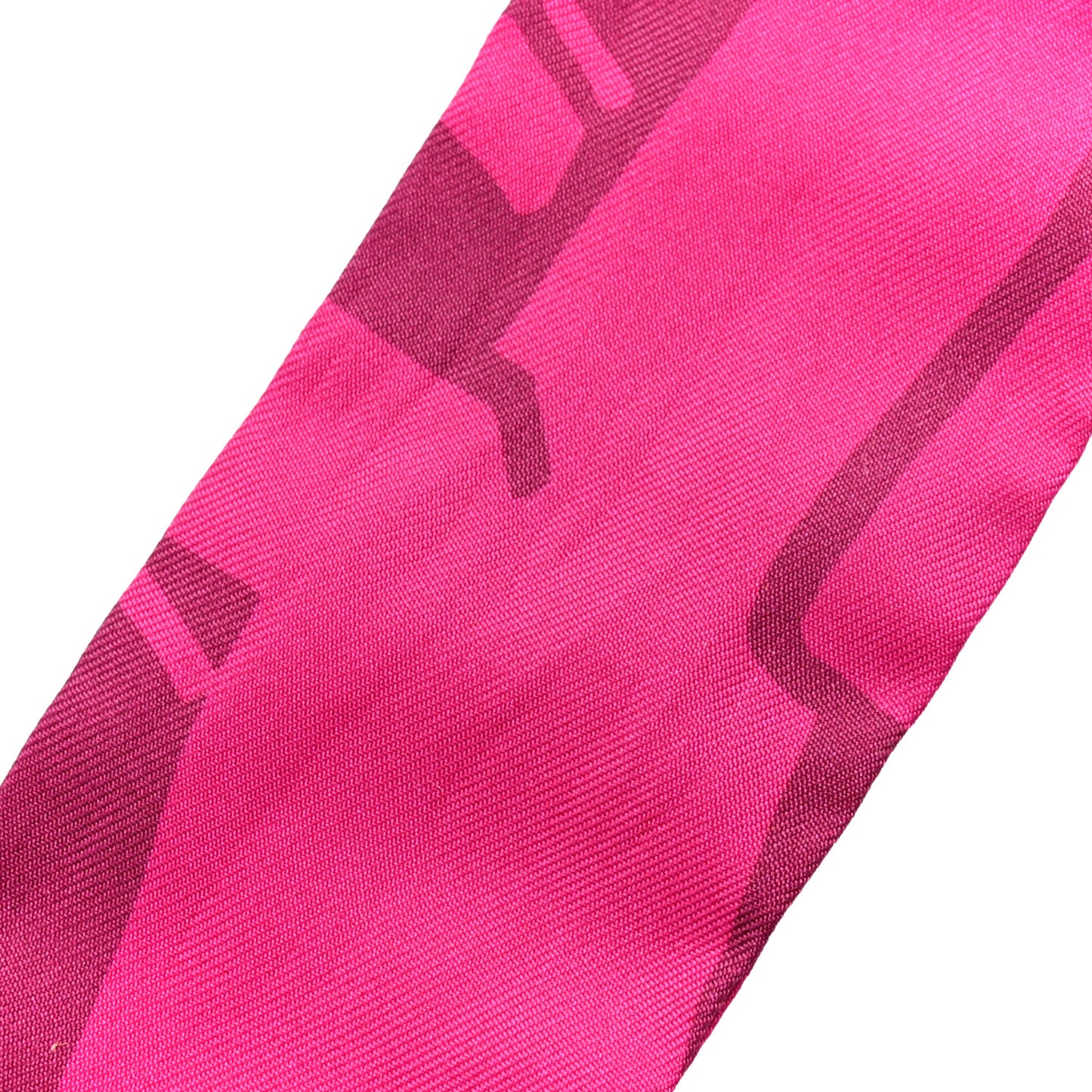 Silk Graff Graffiti Twilly Fuchsia Orange Vert