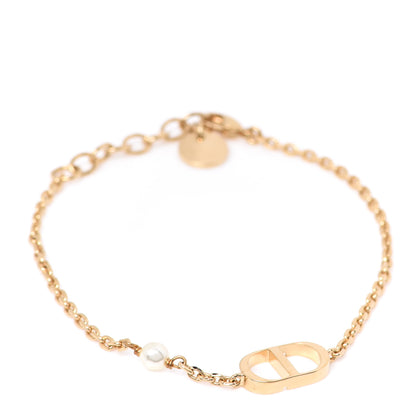 Christian Dior Pearl CD Bracelet Gold 1 of 5