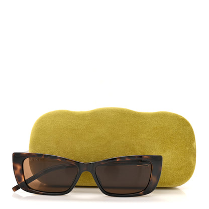 Gucci Acetate Rectangle Frame Sunglasses GG1681S Brown 8 of 8