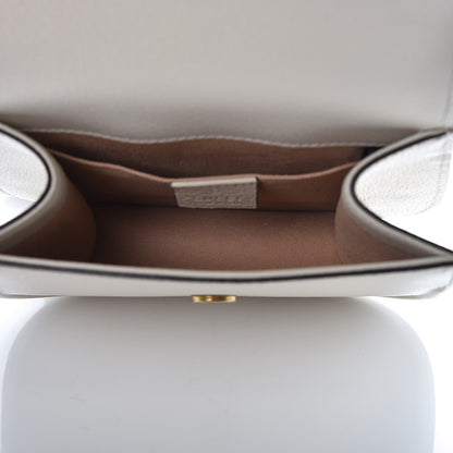 Gucci Calfskin Web Stripe Butterfly Small Totem Shoulder Bag White 7 of 10