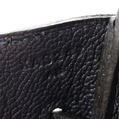 Hermes Togo Birkin 35 Bleu Nuit 7 of 13