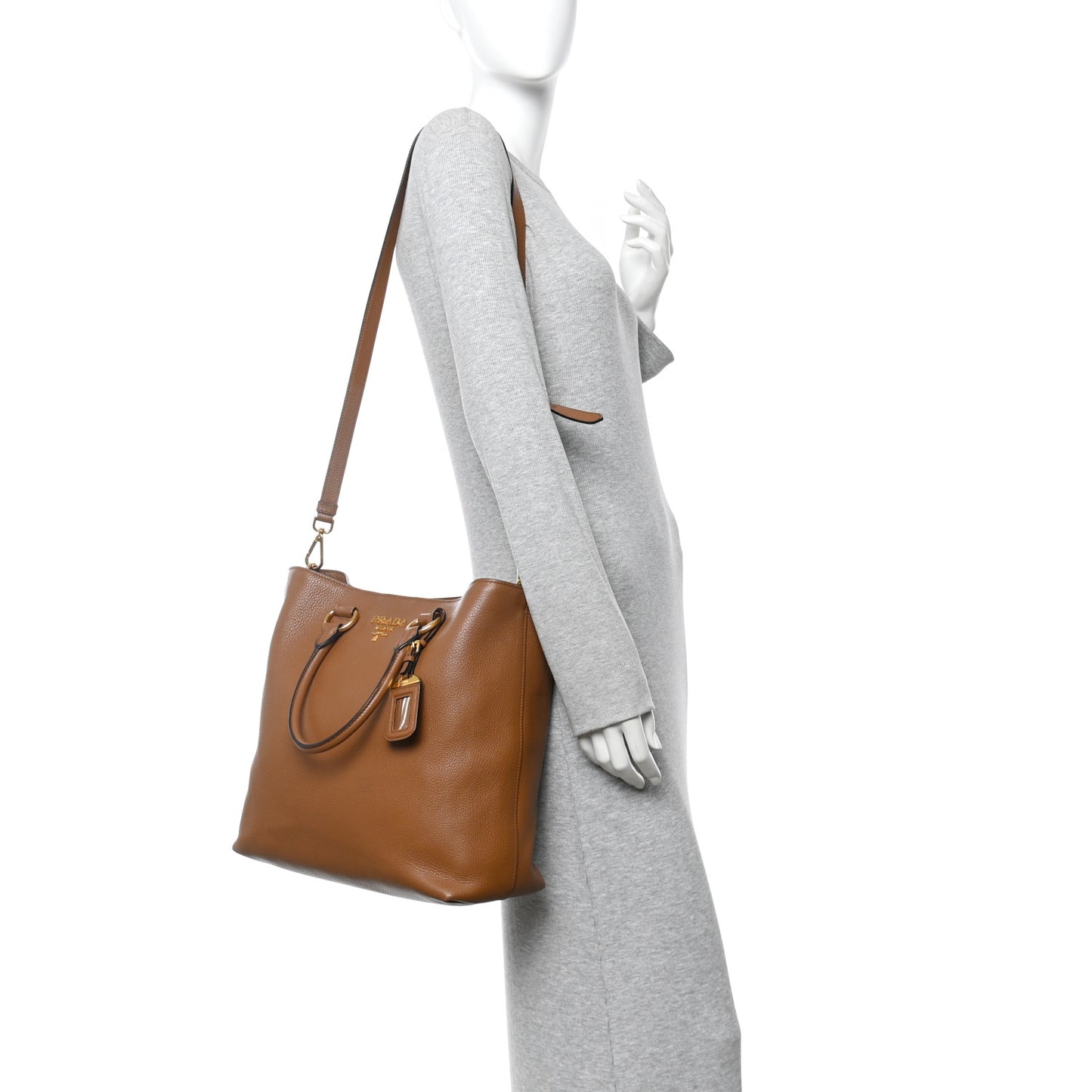 Vitello Phenix Tote Cannella