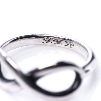 Tiffany Sterling Silver Infinity Ring 48 4.5 7 of 8