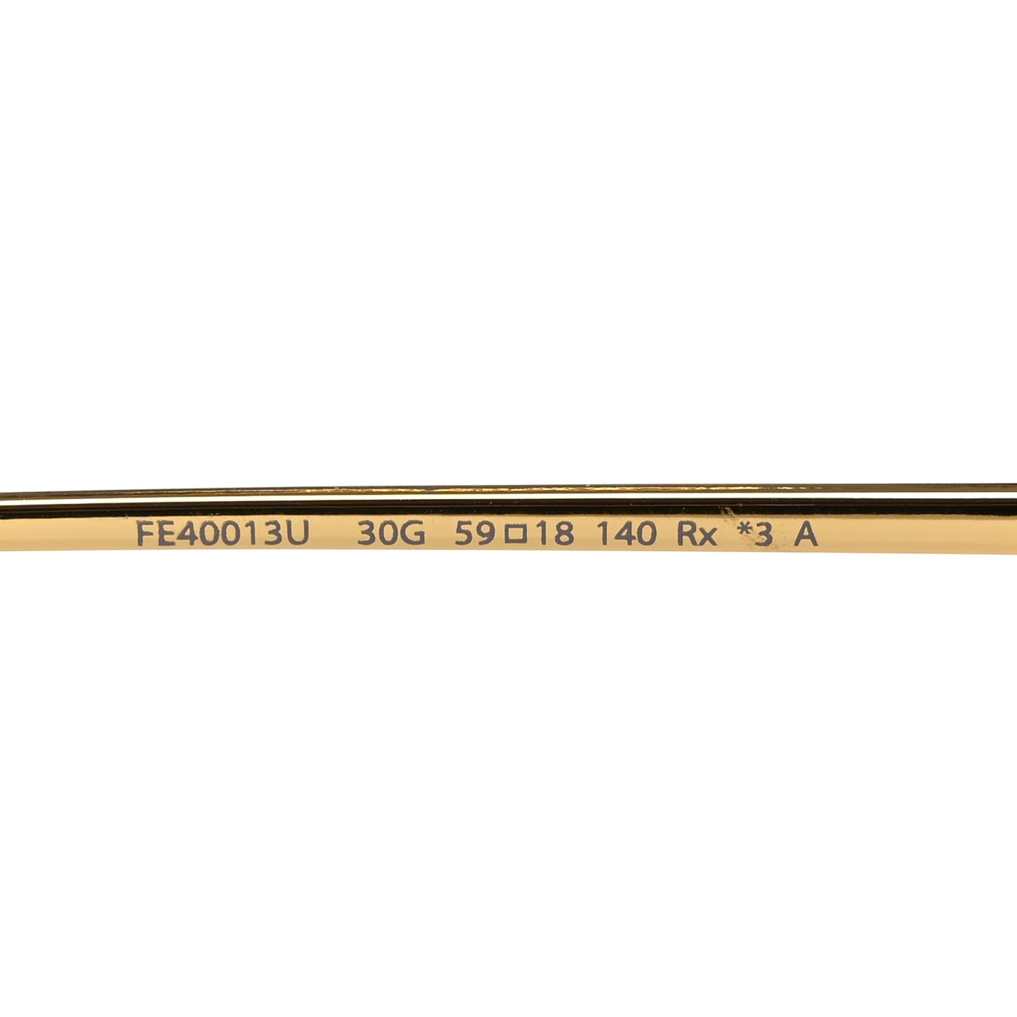Metal Fendi Forever Sunglasses FE40013U Pink Gold