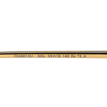 Fendi Metal Fendi Forever Sunglasses FE40013U Pink Gold 5 of 8