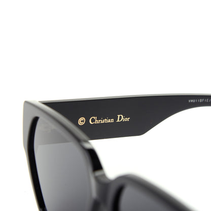 Christian Dior Acetate Square DiorID1 Sunglasses Black 5 of 6