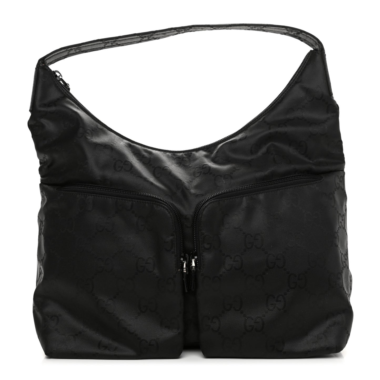 Nylon Monogram Hobo Black