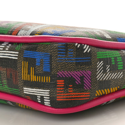 Fendi Zucchino Spalmati FF Multicolor Pochette Tobacco Multicolor 10 of 10