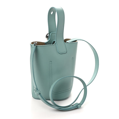 Loewe Soft Grained Calfskin Mini Pebble Bucket Bag Water 3 of 9