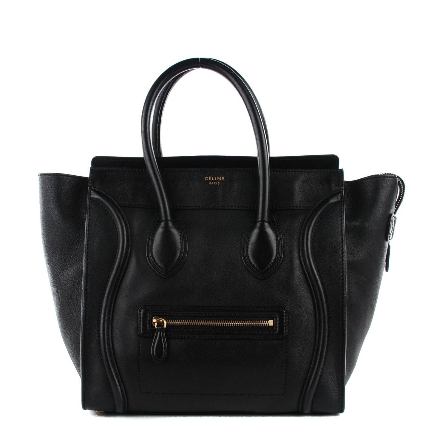 Smooth Calfskin Mini Luggage Black