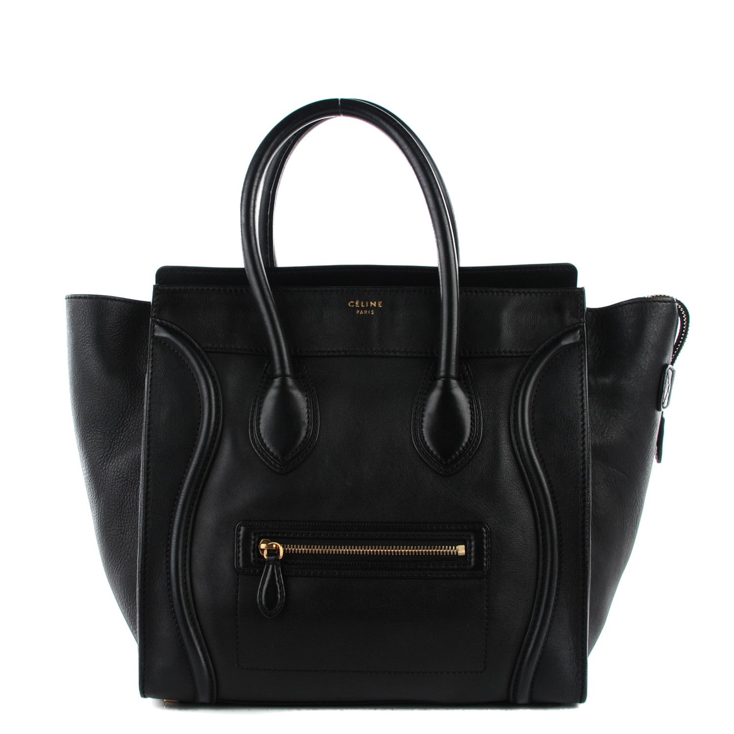 Celine Smooth Calfskin Mini Luggage Black 1 of 9