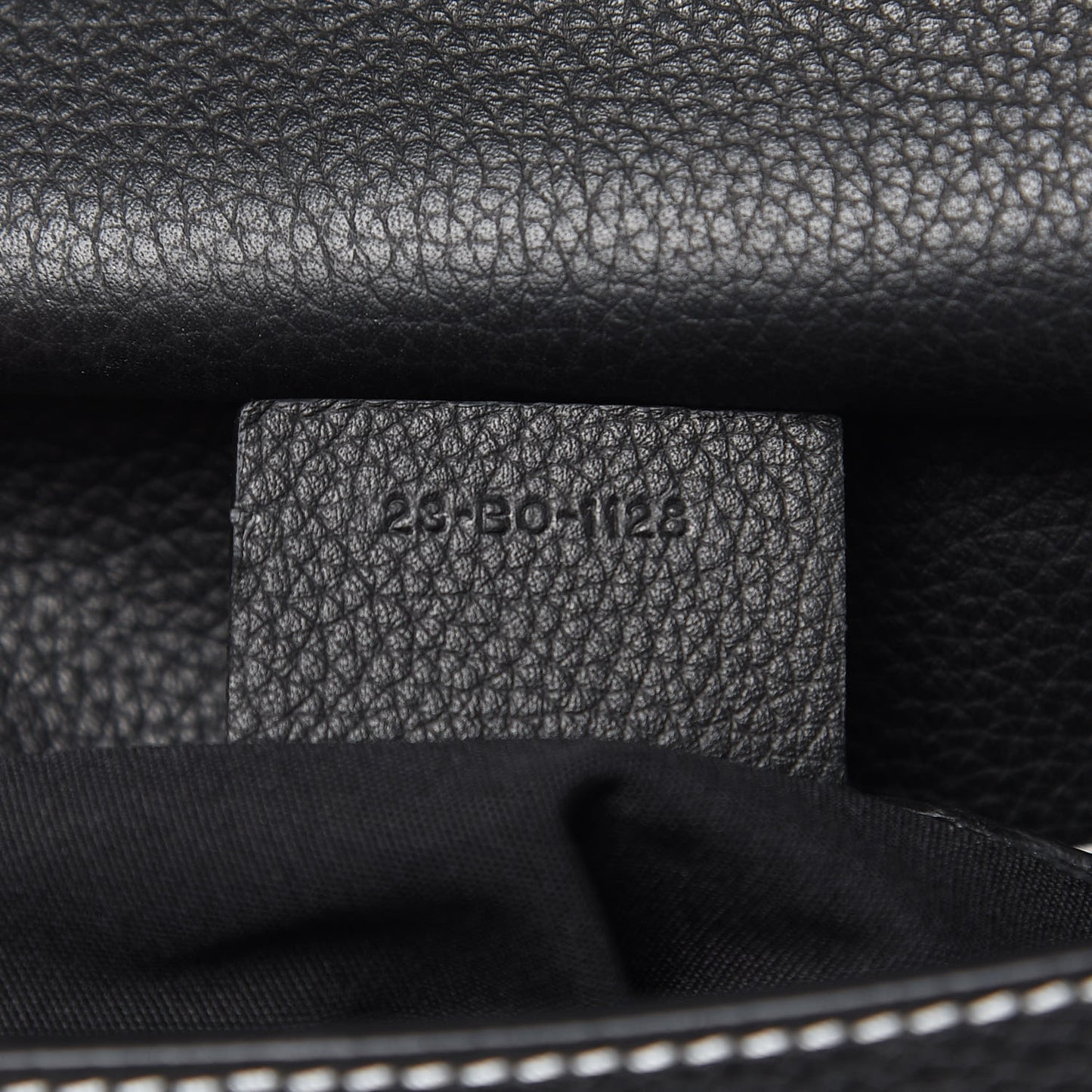 Calfskin Saddle Backpack Black