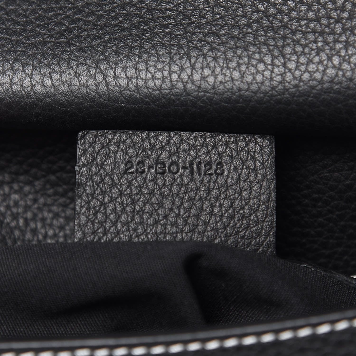 Christian Dior Calfskin Saddle Backpack Black 8 of 10