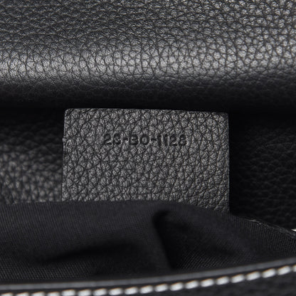 Christian Dior Calfskin Saddle Backpack Black 8 of 10