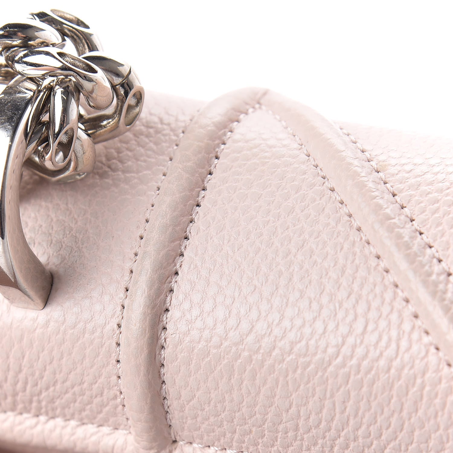 Christian Dior Grained Calfskin Cannage Medium Diorama Flap Bag Rose Poudre 9 of 9