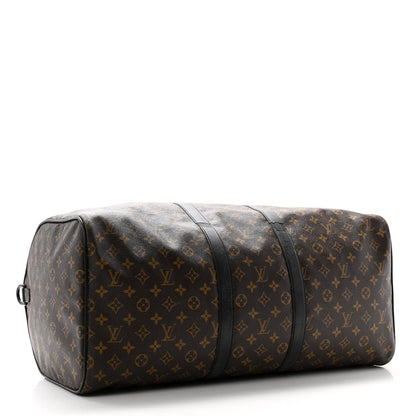 Louis Vuitton Monogram Waterproof Keepall Bandouliere 55 3 of 11