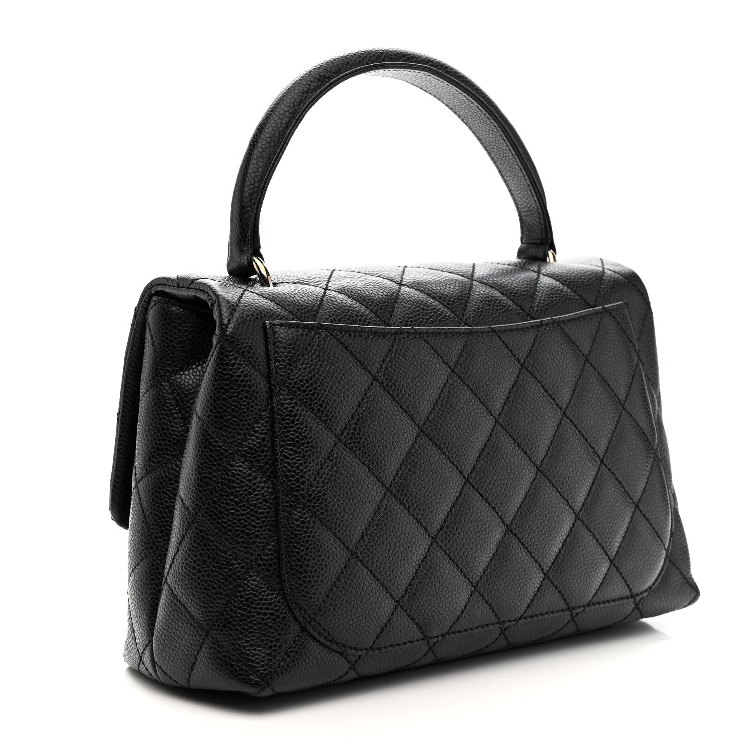 Chanel Caviar Quilted Medium Kelly Flap Bag Black 3 of 11