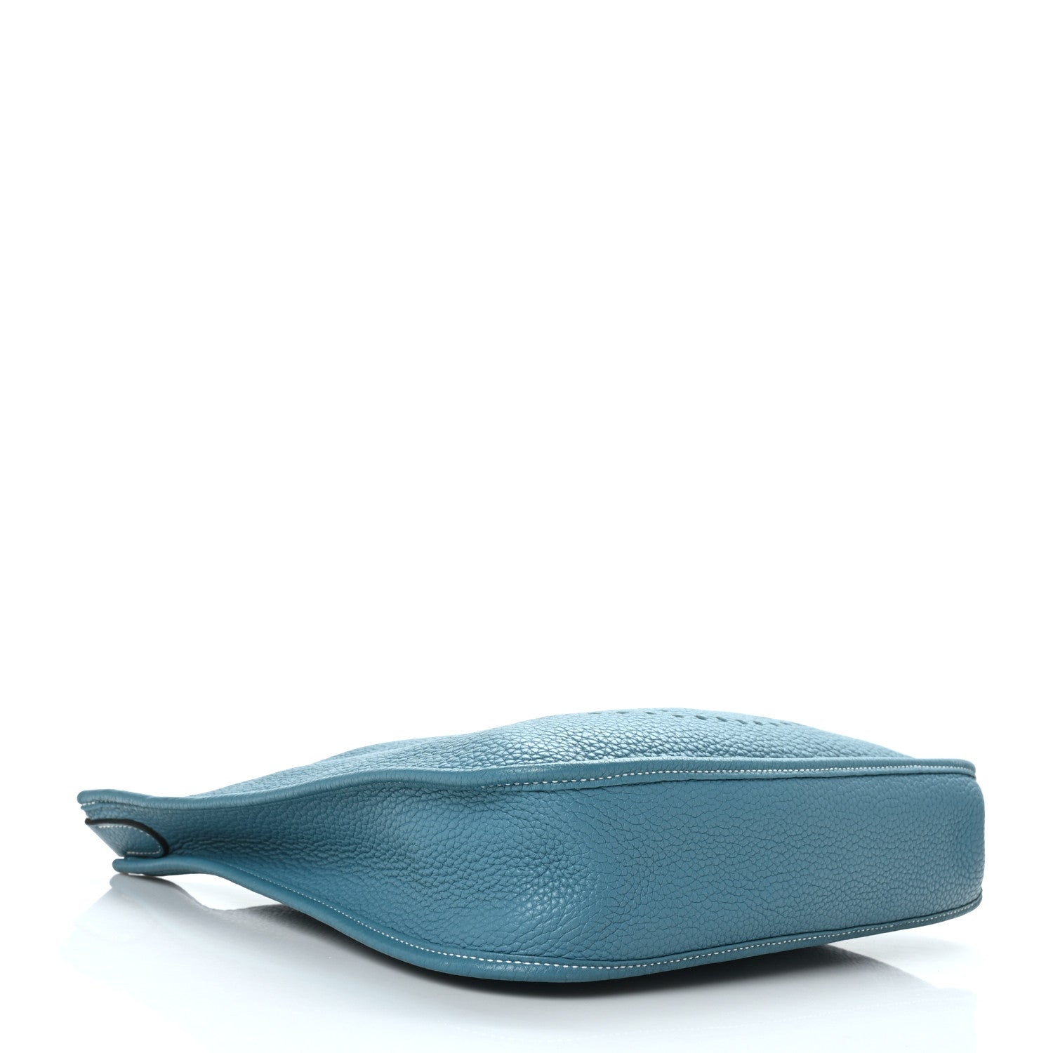 Hermes Taurillon Clemence Evelyne PM Blue Jean 4 of 10