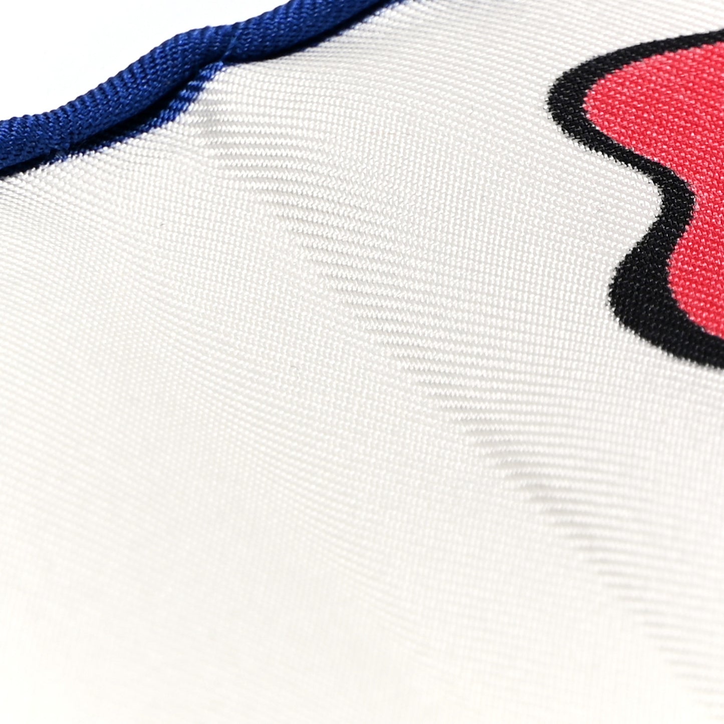 Silk World Of Love Butterfly Scarf White