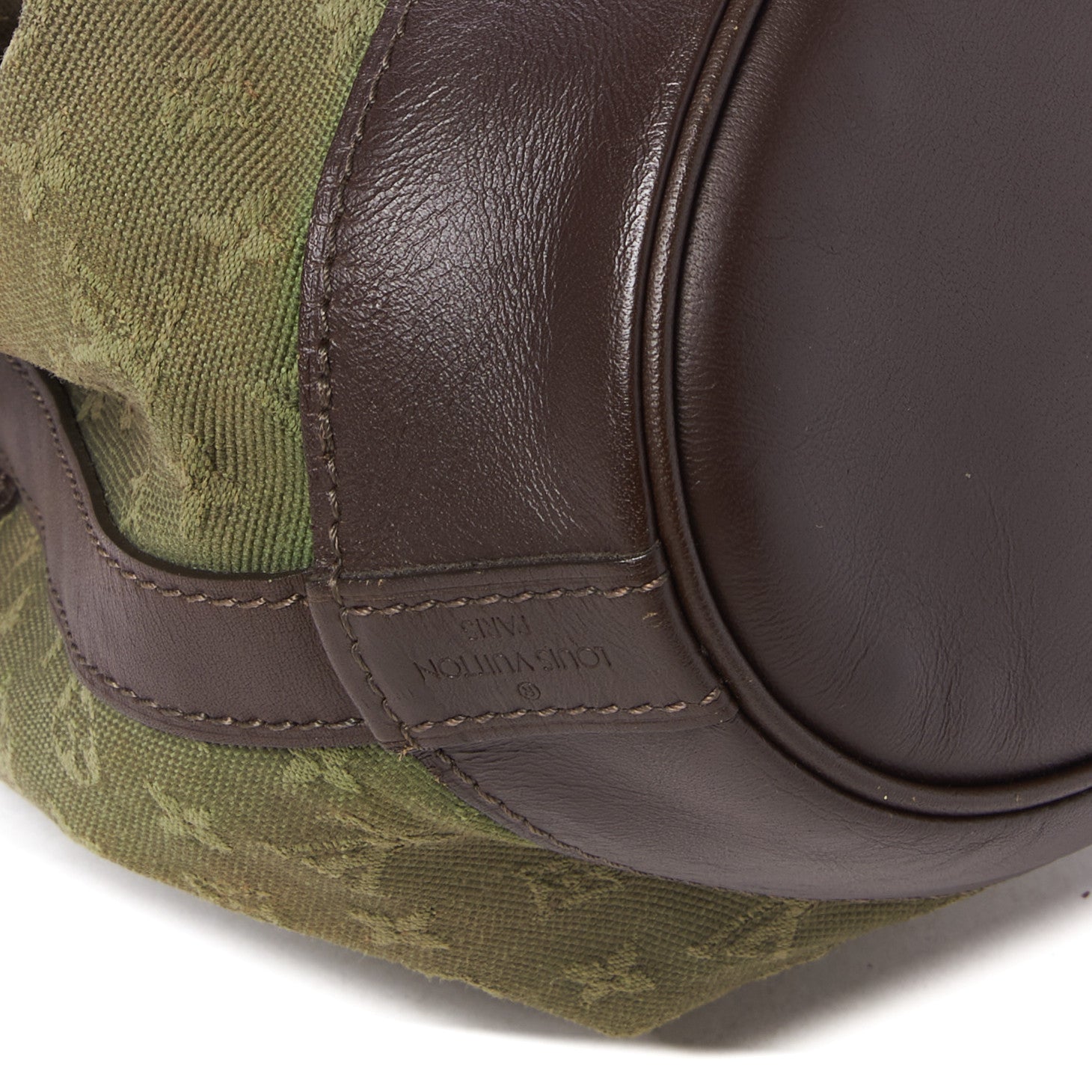 Louis Vuitton Mini Monogram Noelie Kaki 5 of 8