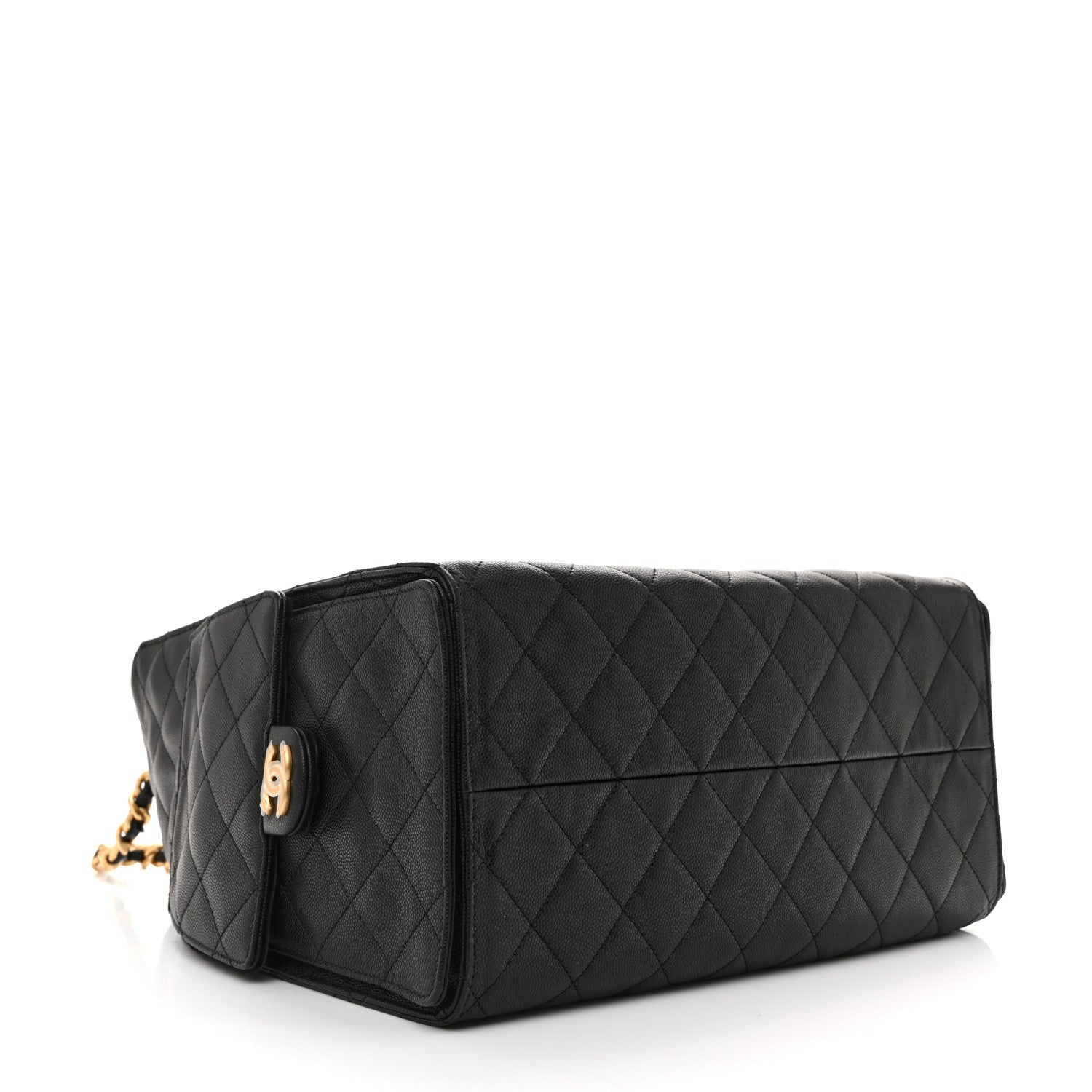 Chanel Caviar Quilted Medium Chanel 25 Handbag Black 3 of 9