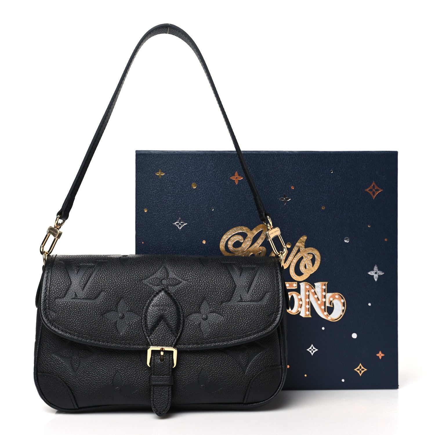 Louis Vuitton Empreinte Monogram Giant Diane Black 9 of 9