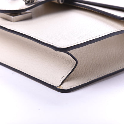 Gucci Textured Calfskin Crystal Mini Dionysus Shoulder Bag Mystic White 8 of 11