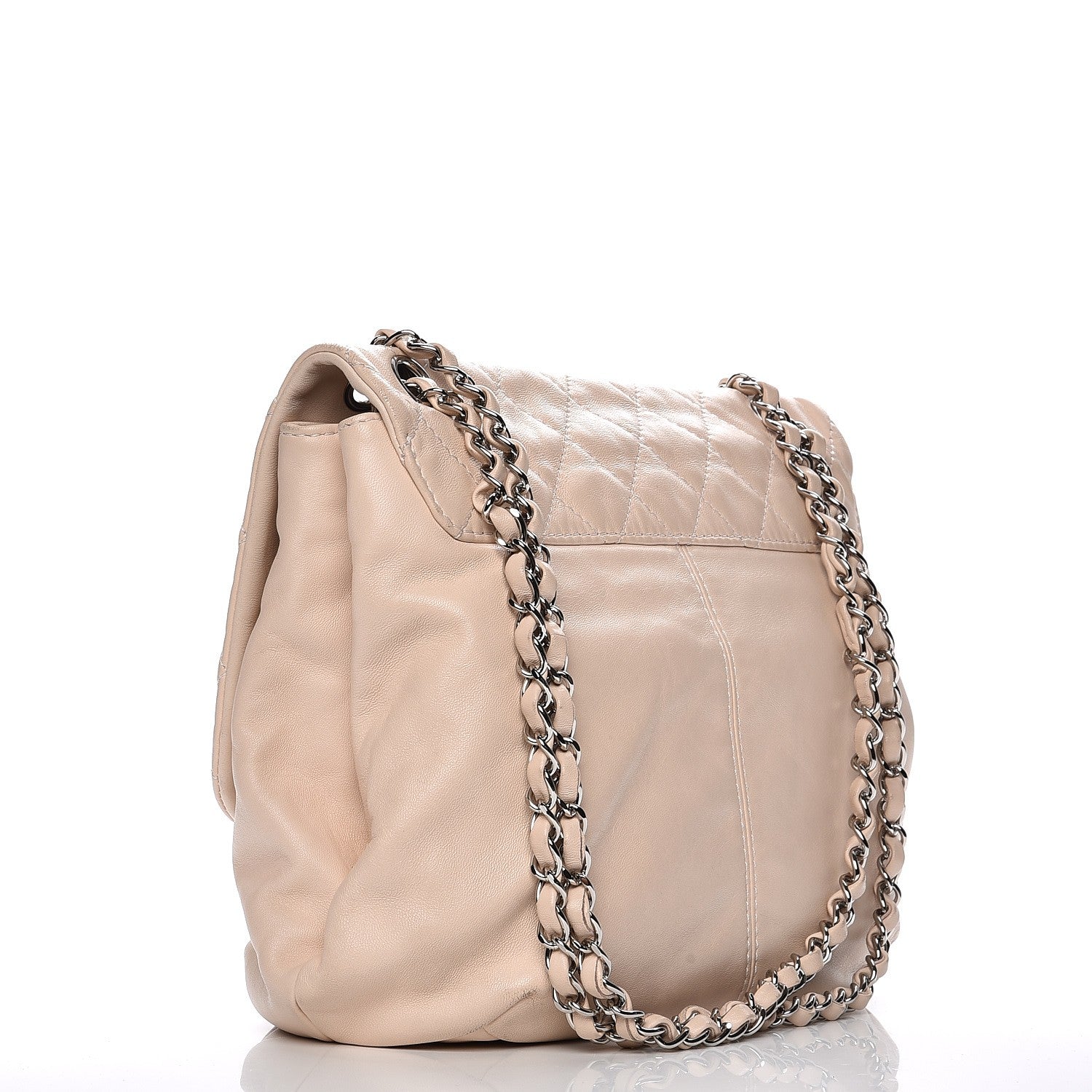 Chanel Calfskin Quilted Large Trianon Messenger Flap Light Pink 3 of 10