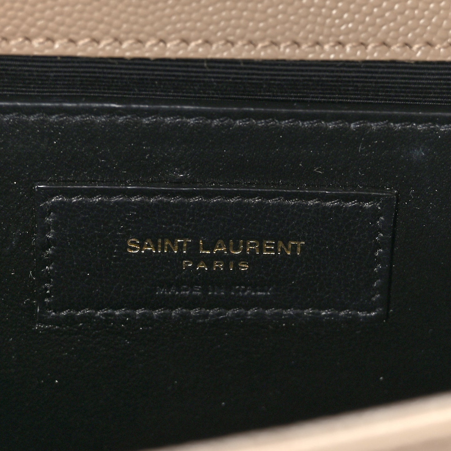 Grain De Poudre Medium Monogram Kate Satchel Dark Beige