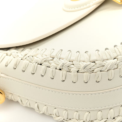 Christian Dior Grained Calfskin Medium Whipstitched Bobby Bag White 9 of 15
