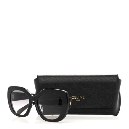 Celine Acetate Triomphe 01 Square Sunglasses CL 40226U Black 7 of 7