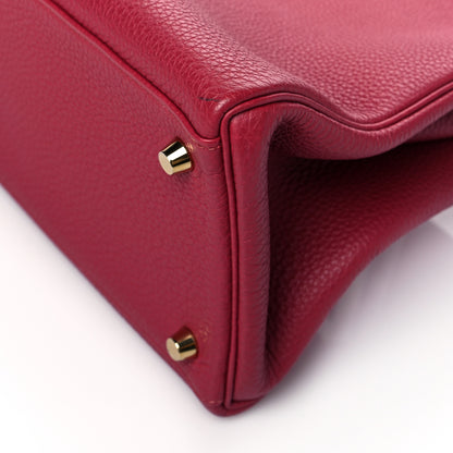 Hermes Togo Kelly Retourne 35 Rubis 10 of 12