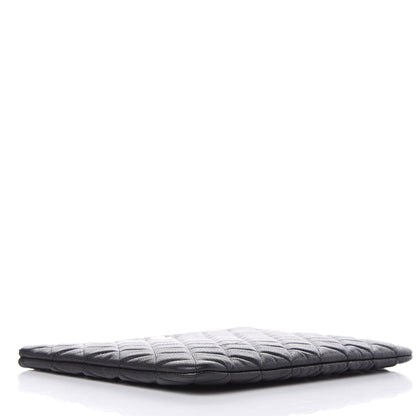 Chanel Caviar Quilted Medium Cosmetic Case Black 4 of 10