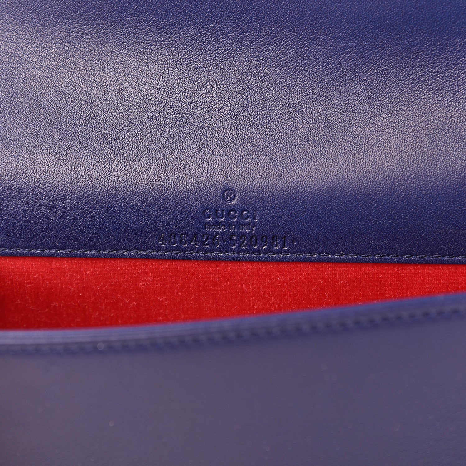 Gucci Velvet Matelasse GG Marmont Mini Bag Cobalt Blue 5 of 11