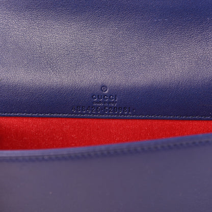 Gucci Velvet Matelasse GG Marmont Mini Bag Cobalt Blue 5 of 11