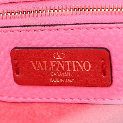 Valentino Garavani Grained Calfskin Rockstud Shoulder Tote Feminine Pink 6 of 13